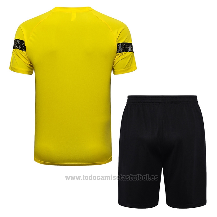 Chandal del Borussia Dortmund Manga Corta 2022-2023 Amarillo - Pantalon Corto